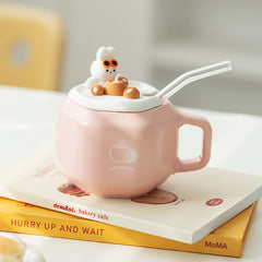 Straw Bunny Mug